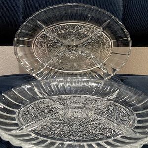 Vintage Glass Trays